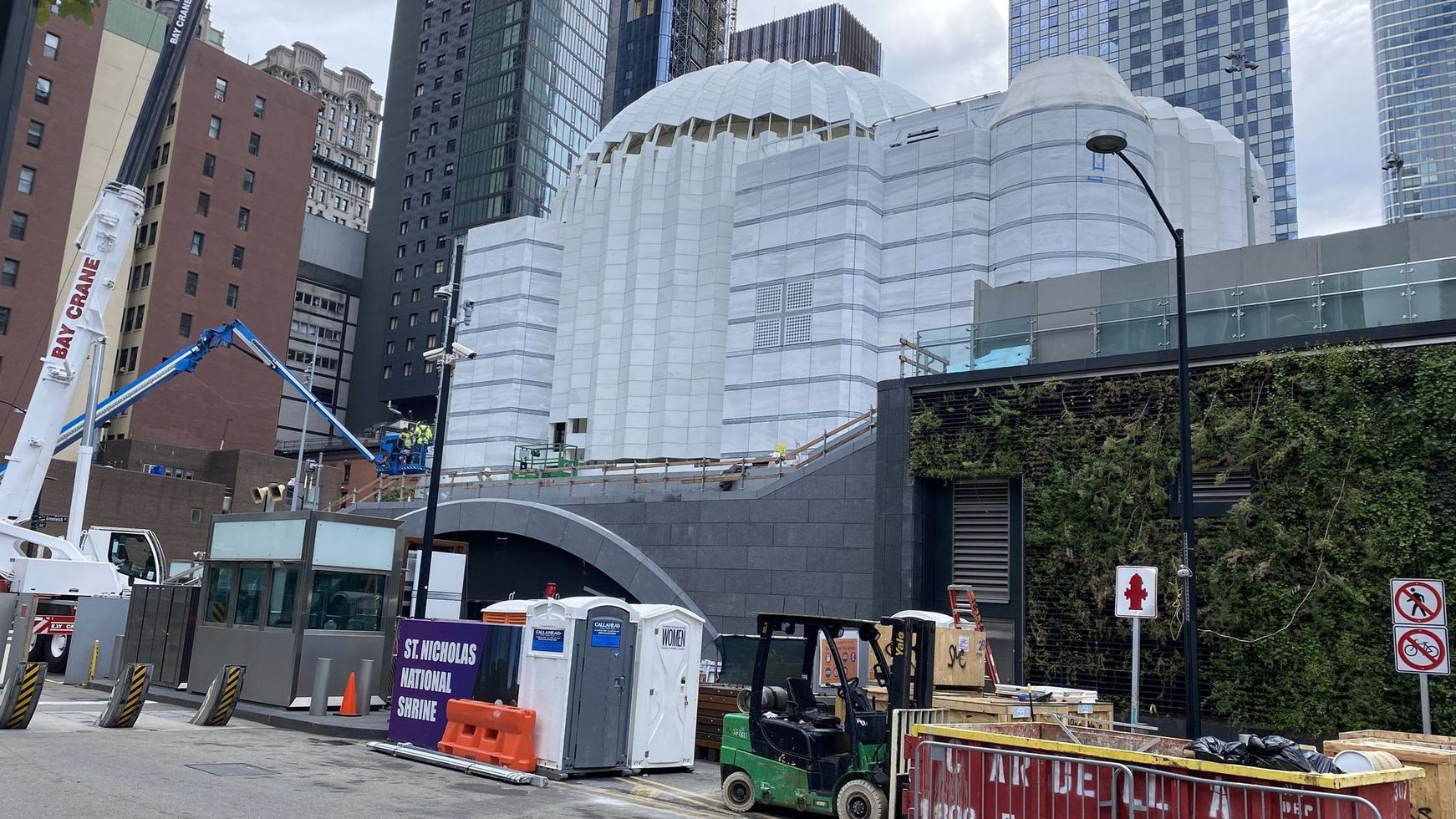 WTC, Liberty Park Finishes at St. Nicholas